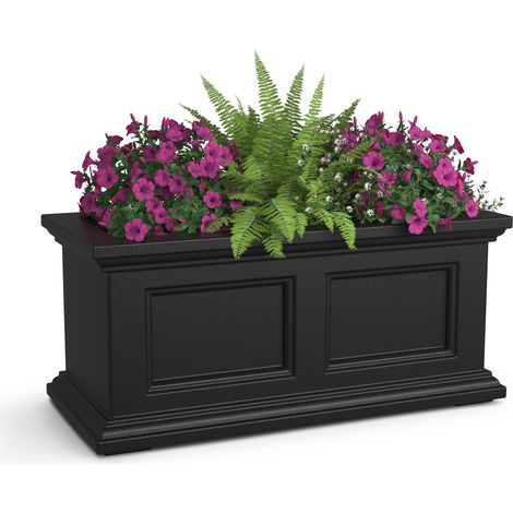Jardinière de fenêtre de 0,6 m – Auto-arrosage, résistante aux intempéries – Design Durable pour Une Utilisation en extérieur, Parfait pour Les fenêtres, Les balustrades (1/5)