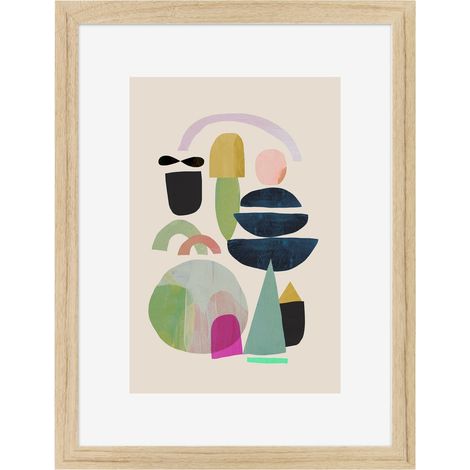 Image encadrée Gallerie 30x40 cm recyclable, visuel imprimé sans solvant - fabriqué en France
