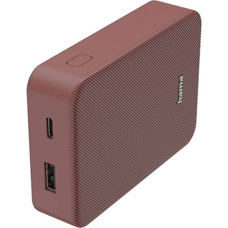 Powerbank Hama FABRIC10 Rosso 10000 mAh (1/5)