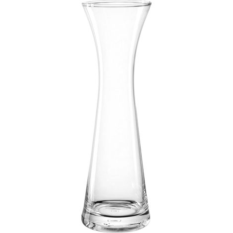 Vase Simple pour Fleurs et arbustes individuels, Design Minimaliste, Ø 3,3 cm, Accessoire de Table élégant, Hauteur 25 cm, Transparent (1/5)