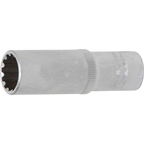 Llave de vaso Gear Lock, larga  entrada 10 mm (3/8")  14 mm (1/4)
