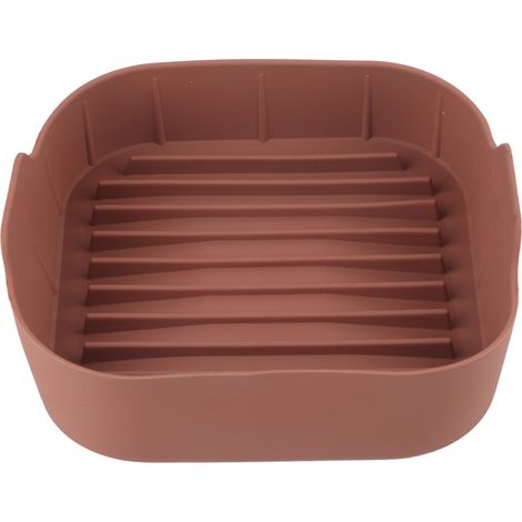 Panier Silicone Carré Multifonction pour Friteuse 10 Pouces, Accessoire de Cuisson et Café (1/5)