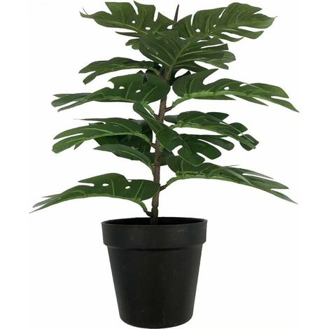 Plante artificielle plante artificielle de simulation de fleur plante grande feuille de tournesol plante en pot (1/5)
