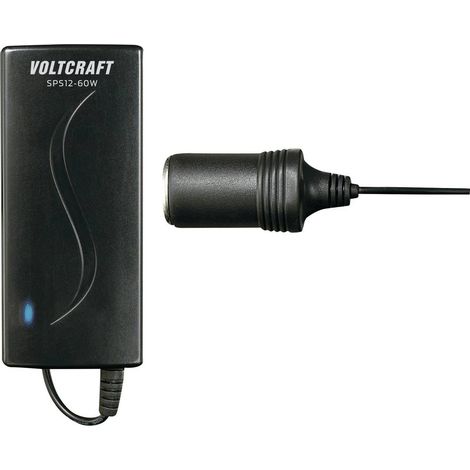 Alimentation de table à tension fixe VOLTCRAFT SPS12-60W KFZ 12 V/DC 5000 mA 60 W S95880 (1/2)