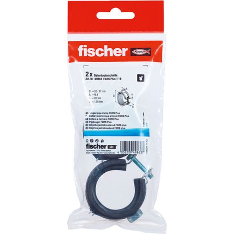 fischer articulated pipe clamp FGRS Plus 1" B (2) 10 pièces (1/3)