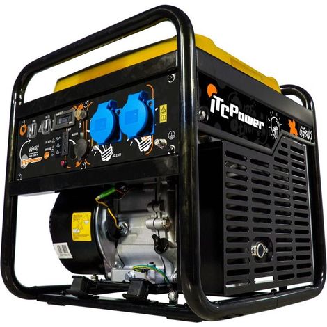 Groupe électrogène Inverter 3300W monophasé – Moteur 4 temps 208cc – Autonomie 10h – Système de démarrage manuel – 2 prises 230V – Kompak (1/5)