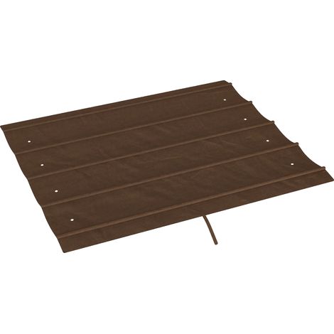 Toit de pergola rétractable, auvent réglable, protection UV, Kaki foncé (1/2)