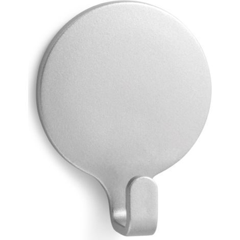 Colgador adhesivo circular cromado (1/3)