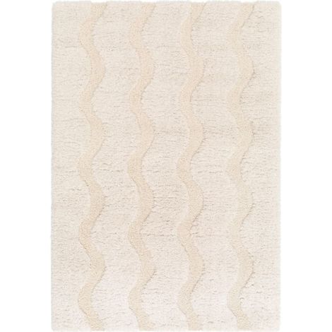 BOBOCHIC - Tapis poils longs LANA motif abstrait 160x230 (1/5)