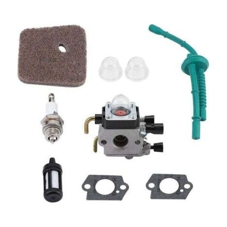 ALLIANDISEnsemble de carburateur pour STIHL FS55 FS55R FS55RC FS38 KM55 HL45 KM55R Kit de ligne de carburant de filtre à Air Kit de bougie d'allumage (1/5)