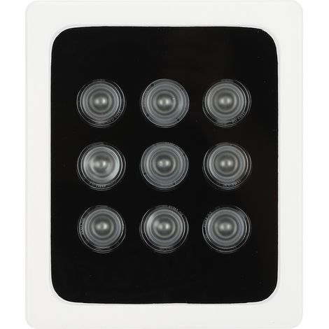 Lampe infrarouge DC12V 9 IR étanche IP66 pour caméra de vidéosurveillance de sécurité (1/5)