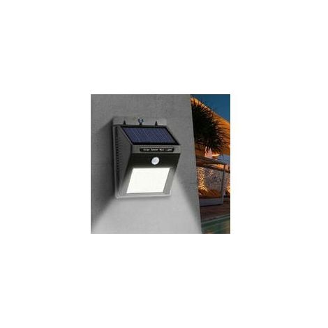 royaluxe - 2pcs Lampe LED Solaire Avec Capteur De Mouvement 120° 30LED corps humain modèle inductif (1/4)