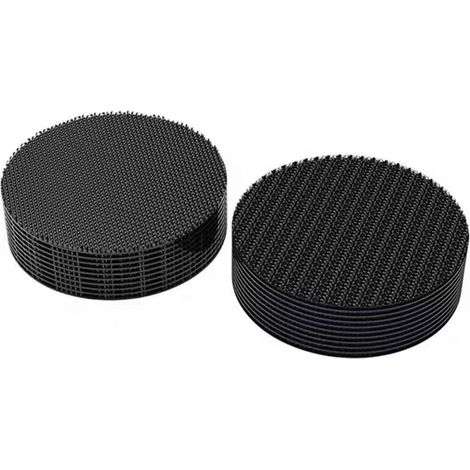 Confezione da 10 paia di strisce adesive antigraffio biadesive, strisce adesive antigraffio rotonde, strisce adesive antigraffio, strisce adesive biadesive extra forti, strisce adesive potenti per uso