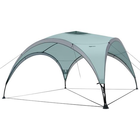 Événementiel, Abri de Jardin, Abri de Plage, 3,65 x 3,65 m, Vert Clair (1/5)