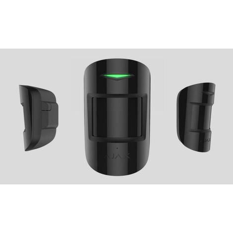 38096 - Jeweller - CombiProtect - Detector inalámbrico de movimiento y rotura de cristal, ignora a las mascotas - color black - Ajax seguridad inalámbrica