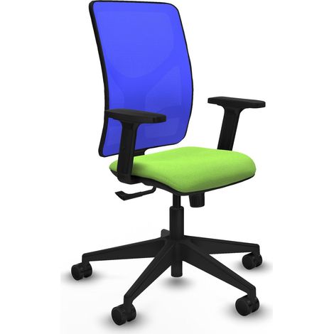 Chaise de bureau piqueras y crespo Motilla bleu Bali pistache filet (1/2)
