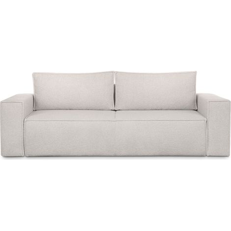 KONSIMO NAPI II Sofa 3 Sitzer, mit Schlaffunktion, Modern, weiß (1/5)