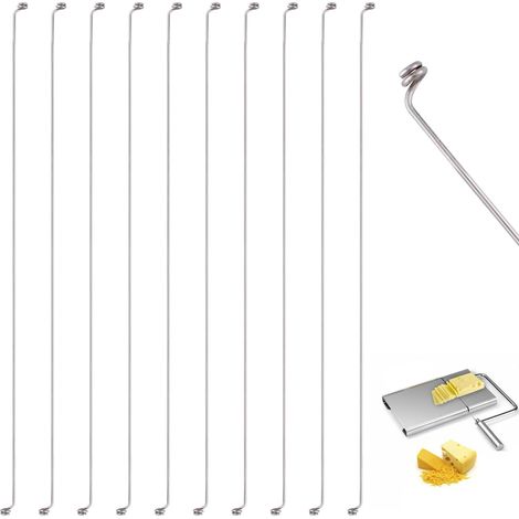 Lot de 10 fils de rechange pour trancheuse à fromage, 14 cm (1/5)