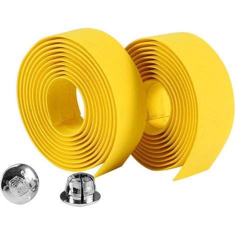 Ruban de bar de vélo hexagonal en cuir - Antidérapant, respirant, pour vélo urbain et de route (1/2)