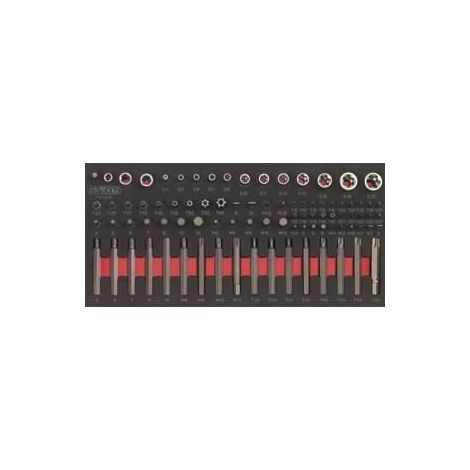Modul - KS TOOLS - 713.5010 - Modul mit Schraubendrehwinkeln und Torx-Nüssen - 88 Teile
