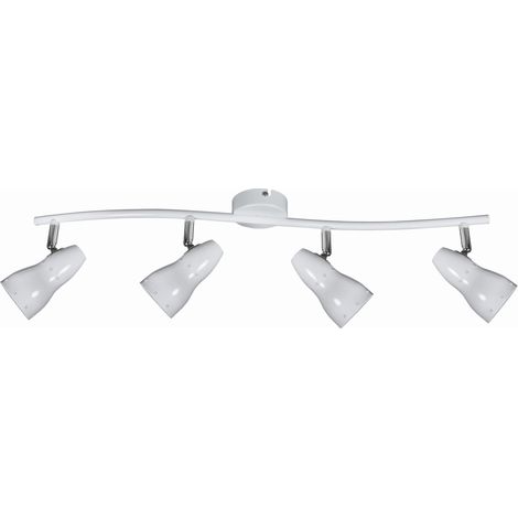 Plafoniera Candellux Fiord bianco/cromo 4xE14 70cm (1/3)