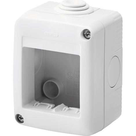 Boîtier en saillie 2 modules IP40 système combiné 40 GW27002