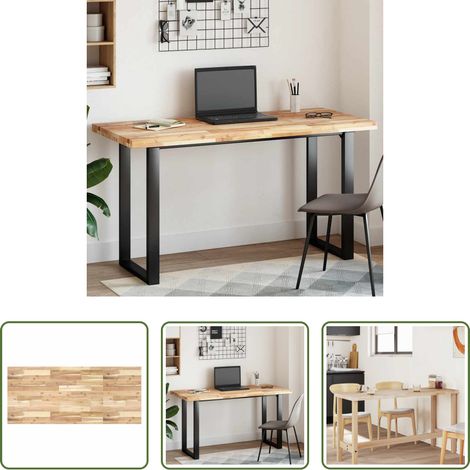 vidaXL Tablero de mesa rectangular madera maciza acacia 120x60x4 cm (1/5)