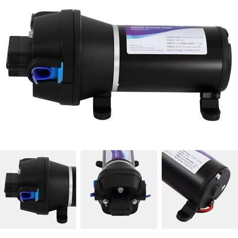 12V Wasserdruckpumpe Membranpumpe für Camping Wohnwagen Garten 40PSI 17L/min DHL