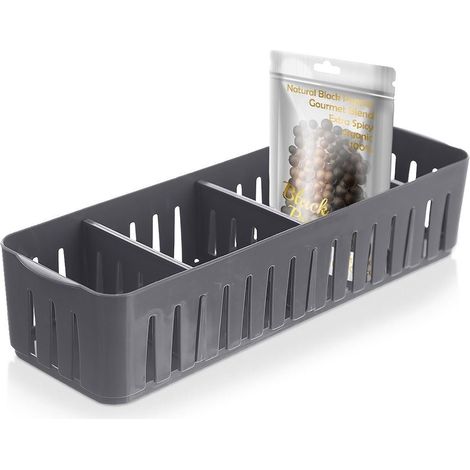 Contenitore organizer per spezie, grigio, 32x10,5x7 cm (1/5)