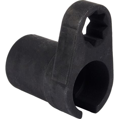 22-mm-Steckschlüssel (1/2") mit abgewinkeltem Kopf für Lambdasonden, zum Entfernen von Überwurfmuttern, universelles Kfz-Reparaturwerkzeug (1/5)