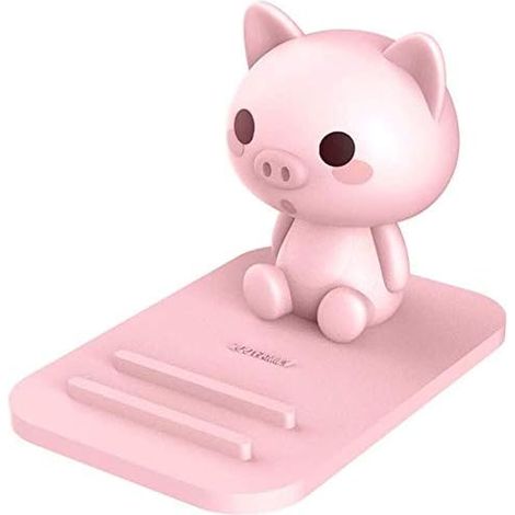 Support de téléphone portable mignon, adorable support de bureau créatif en forme d'animal, pour téléphone portable et tablette, décoration de bureau (1/4)