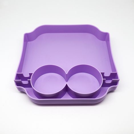 New Beach Bag Tray - Compatible with various styles of beach bags, partitioned storage beach bag tray rack, purple -