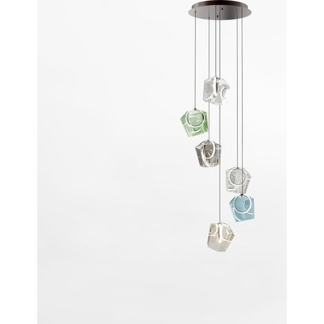 Lámpara colgante Colore MD3350A-6BL/MIX