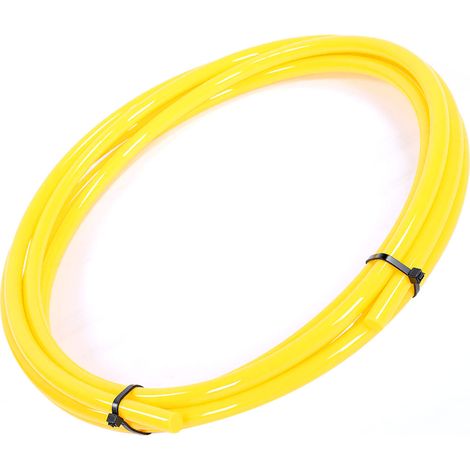 Bande de cintrage de tubes en cuivre intégrée, 1/2 pouces, Extension de tuyau de climatisation, cintreuse de tubes de 4 mètres de Long, jaune.