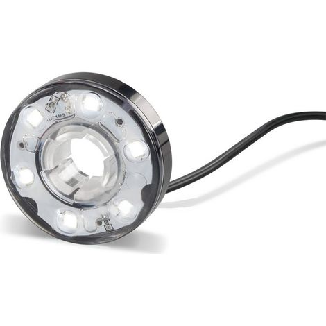 Anneau led 5 cm blanc froid 12 VDC, 5m de câble, pour pompe solaire avec système (1/3)