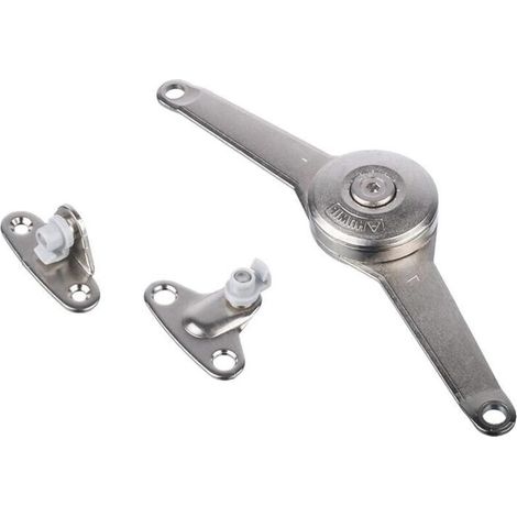 Compas d'abattant à gaz DUO - standard - kit complet pour hauteur de 200 à 500 mm - charge de 2 à 15kg - KESSEBÖHMER FRANCE (1/3)
