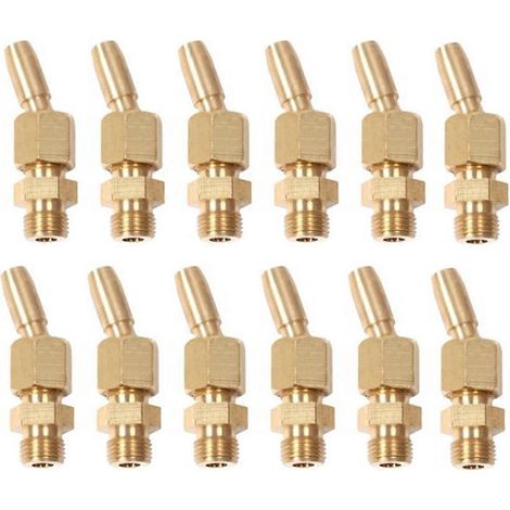 Lot de 12 buses de fontaine en laiton de 3,2 mm (1/8 pouce) à jet puissant. (1/5)