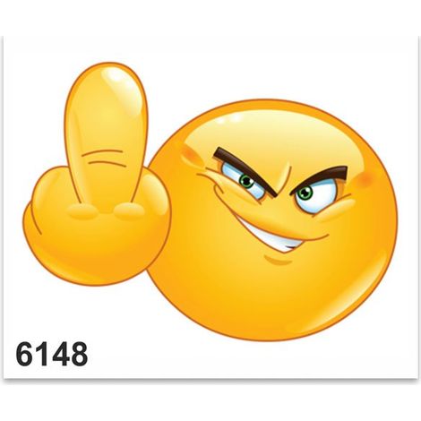 Adesivi Stickers Standard Smile Fuck 10 x 12 cm (1/4)
