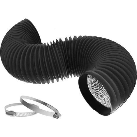 Tuyau d'évacuation de sèche-linge professionnel de 150 mm, conduit d'air renforcé et tuyau d'évacuation de climatiseur de 3 m (1/5)