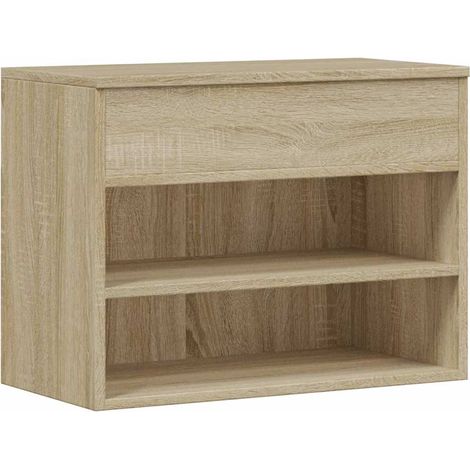 vidaXL Zapatero madera contrachapada roble Sonoma 60x30x45 cm (1/2)