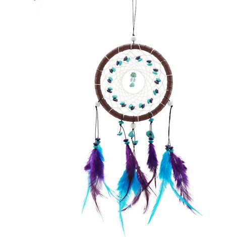 Attrape-rêves en perles à âme de plumes, décoration pour la maison et la chambre