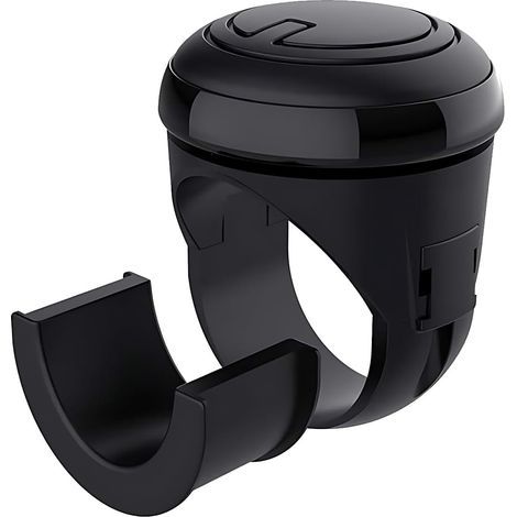 Lenkradkugel für Pkw, Fahrhilfe-Erhöhung, drehbare Lenkradkugel für Pkw, universelle Lenkradkugel, universeller Fahrzeug-Drehgelenker für Limousinen (Schwarz)