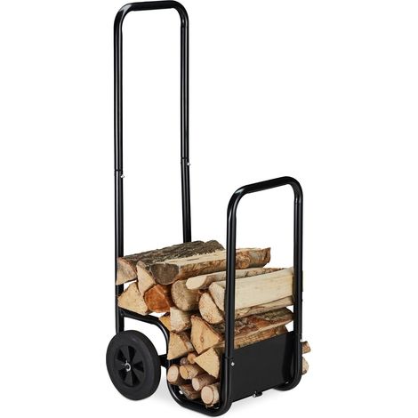 Carro de madera negro