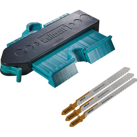 Kit Projet « Sol stratifié - Reporter et découper les contours » – Coffret composé d’un copieur de contour et de lames de scie sauteuse pour des découpes sur mesure – 8680060 (1/5)