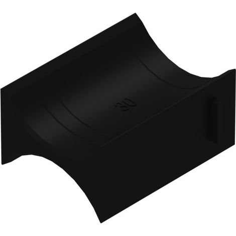 niedax Doppelwanne DW 34 schwarz 40mm Polystyrol