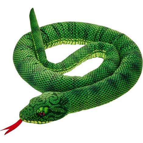 Serpiente verde de 180 cm