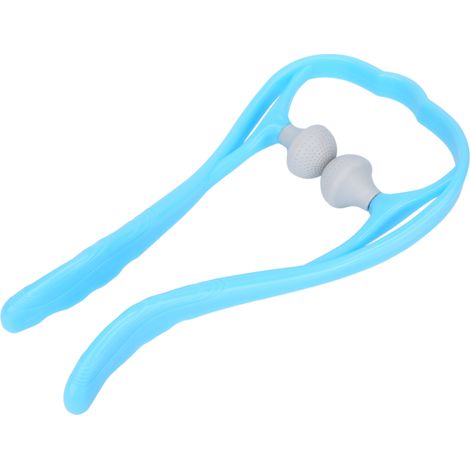 Nacken- und Rückenmassagerolle – Selbstmassagegerät für Verspannungspunkte – Blau (1/5)