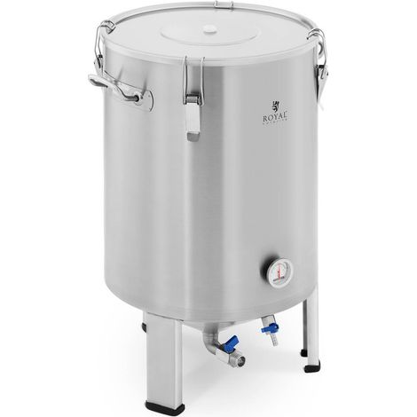 Contenedor de fermentación de cerveza de acero inoxidable de 60 l (1/5)