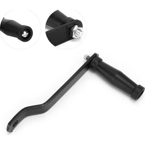 Accessoires : Poignée de treuil (plastique noir) Remorque pour bateau (QY-213483) (1/5)