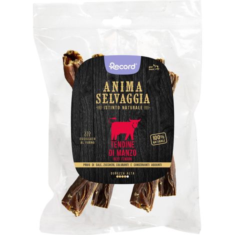Anima Selvaggia Trockensnacks für Hunde Rinderdarm 6 Packungen à 50g (1/4)
